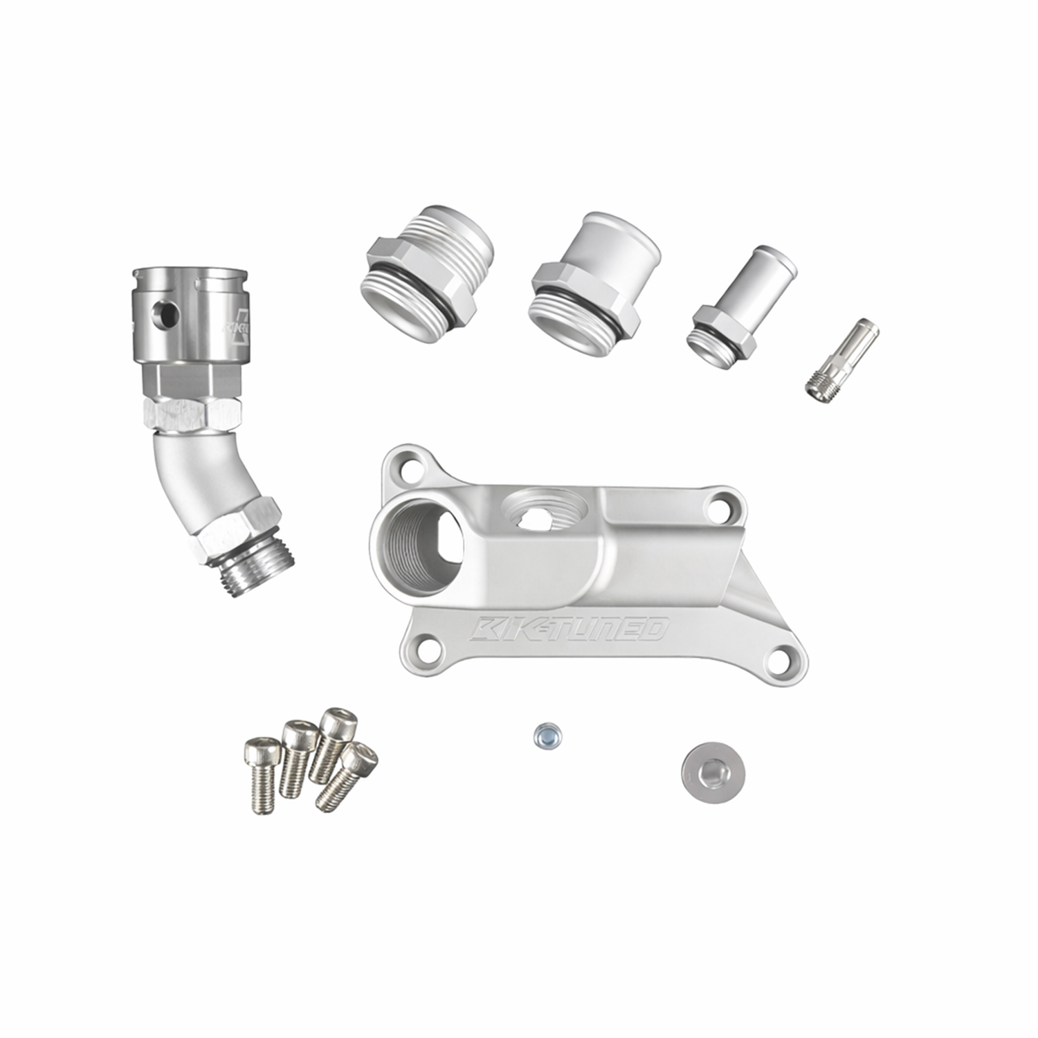 K-Tuned K24/K20Z3 Angled Inlet Upper Coolant Housing with Filler Neck